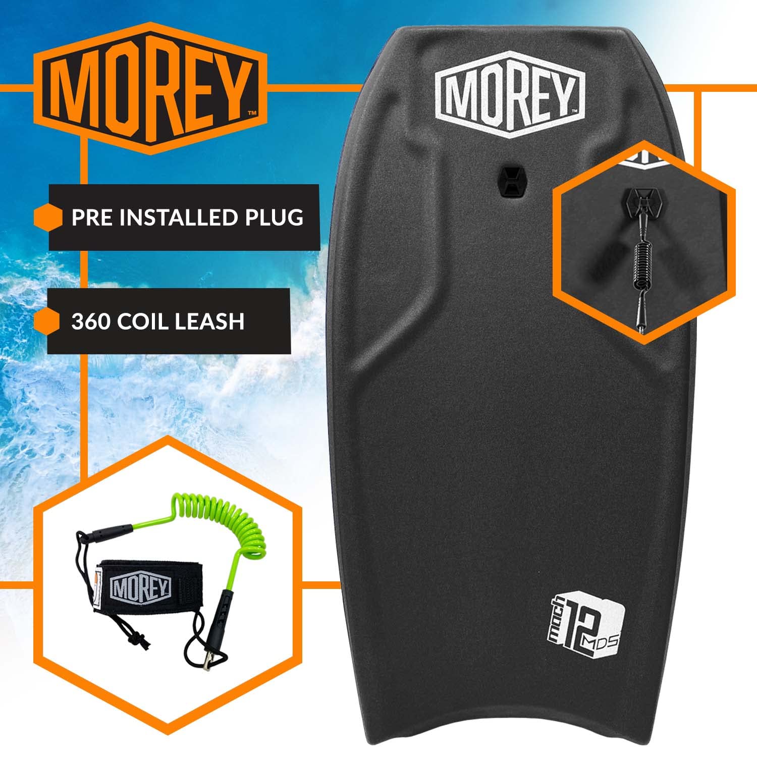 新品未開封　ボディーボード　MOREY MACH 12 MDS モーレ42.5 新品未開封 ボディーボード MOREY MACH 12 MDS モーレ42.5