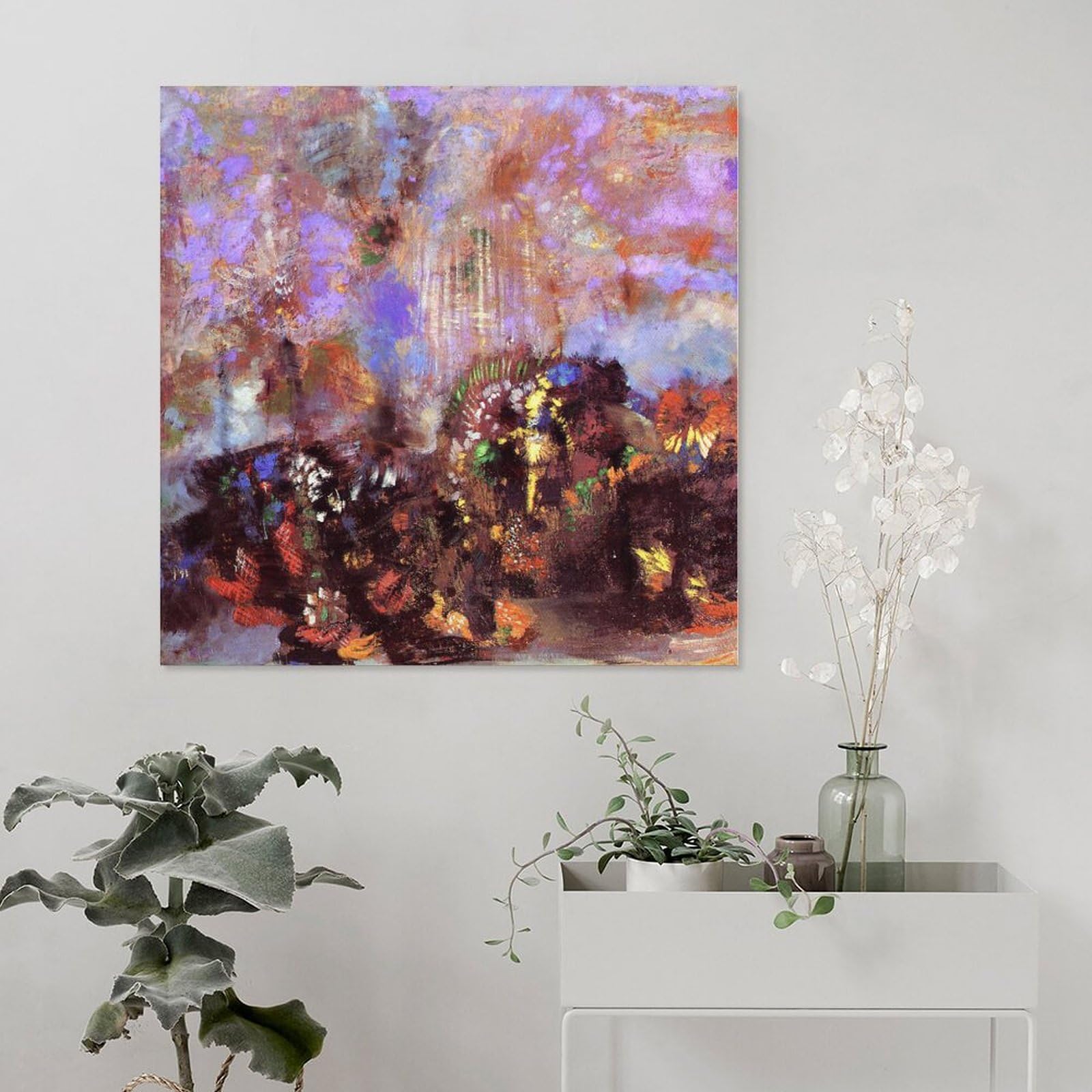 Amazon.co.jp: Odilon Redonオディロン・ルドンポスター『成分：花