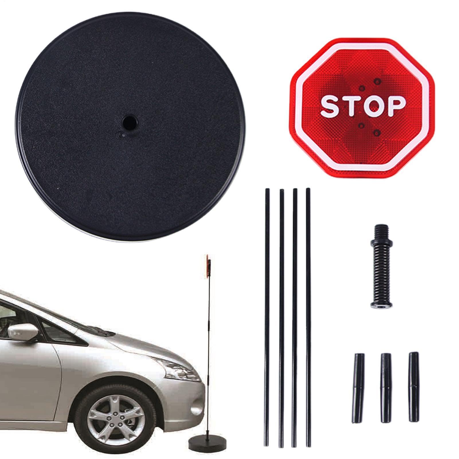 Panneau Stop LED avec indicateur clignotant pour parking et garage résidentiel - 8