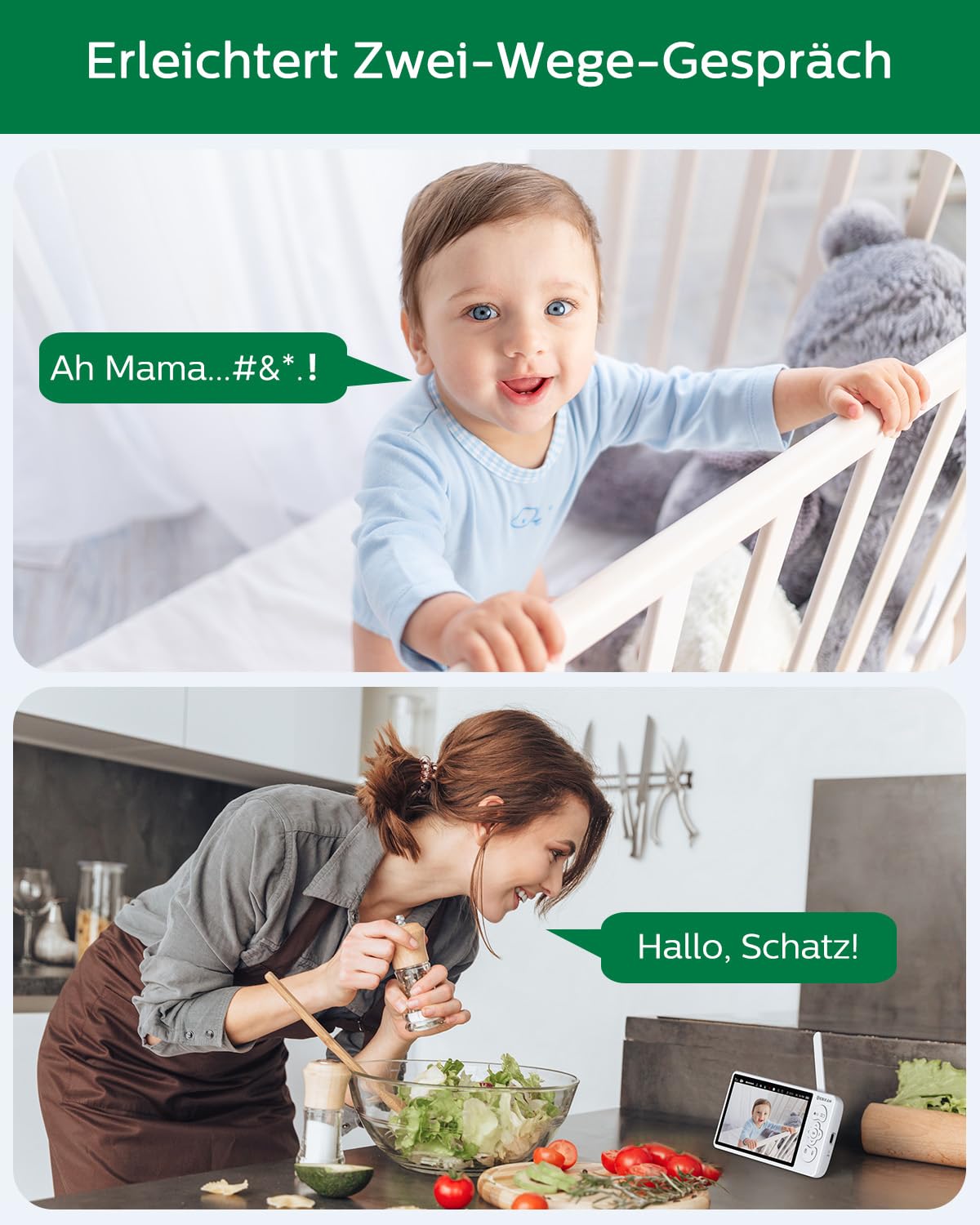 Miya HD Babyfoon met camera met app - Smart Gear Compare