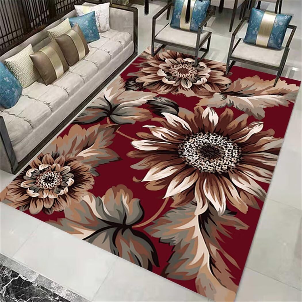 Tapis de chambre lavable en machine et antidérapant pour enfant