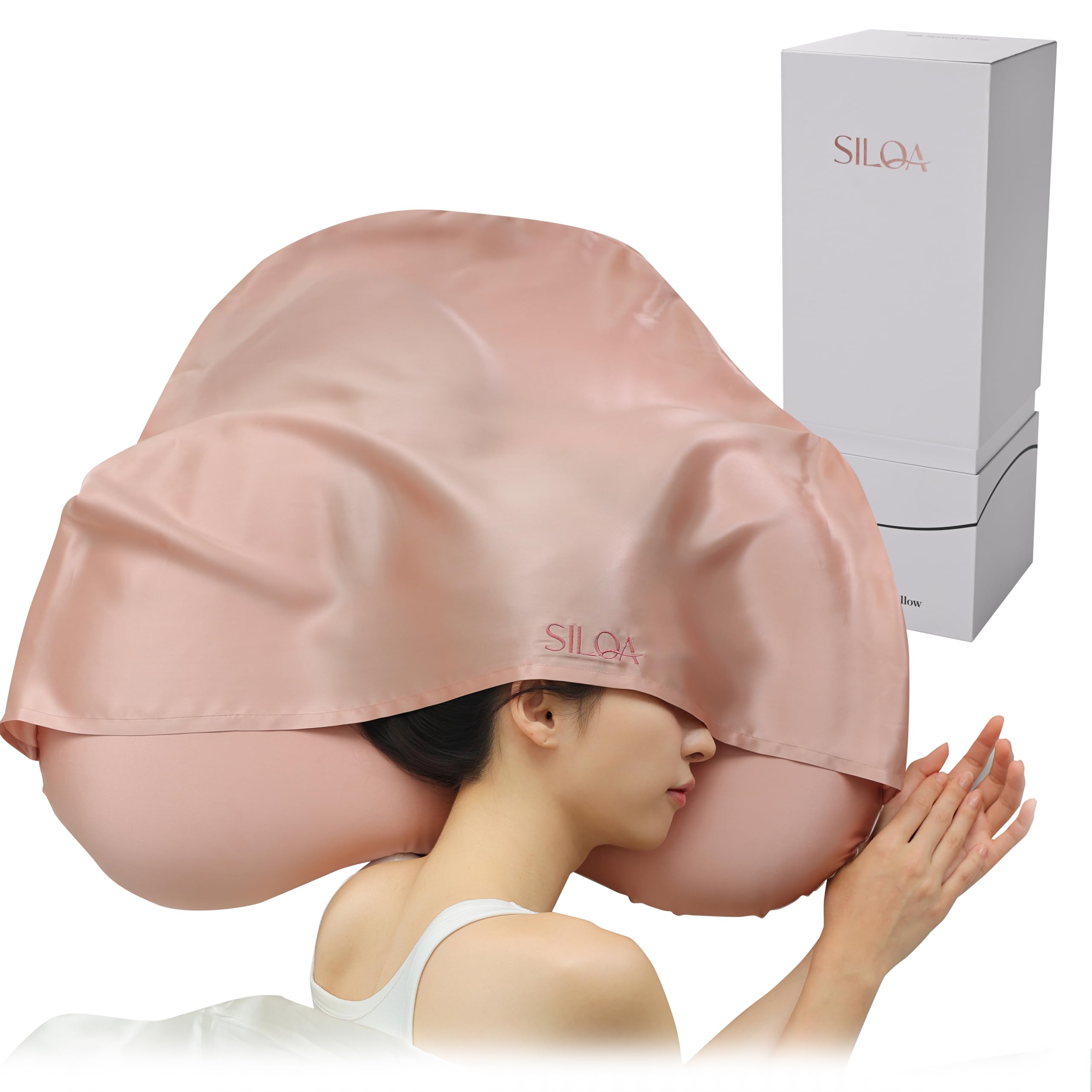 Amazon.co.jp: SILQA Raw Silk Hair Care Pillow, 