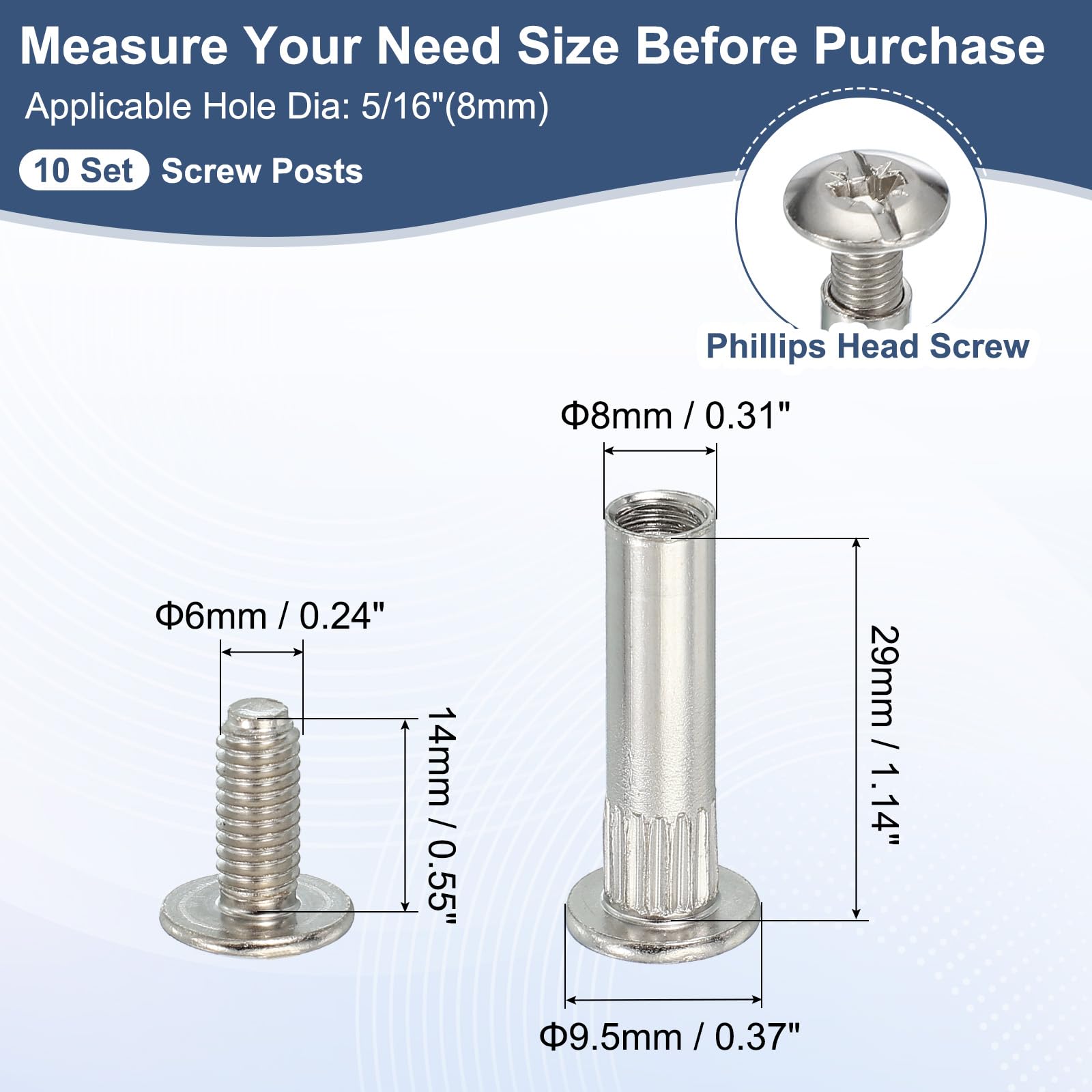 PATIKIL Binding Screw Posts - Image 2