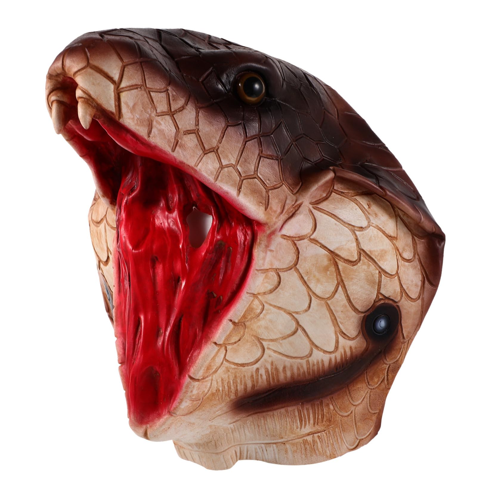 Masque de cobra réaliste pour surprendre vos amis au carnaval et soirées costumées