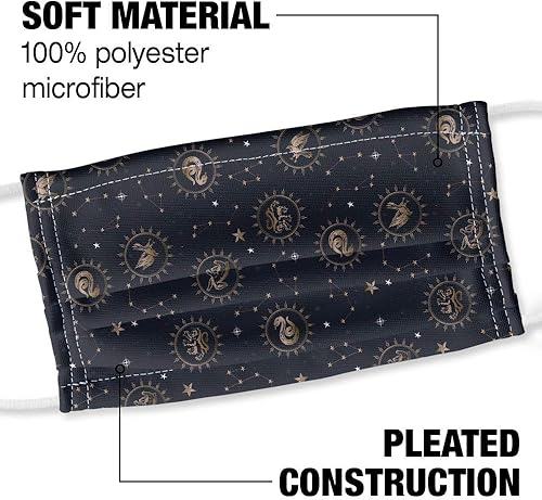 Miniatura 2 de Harry Potter Hogwarts House Constellation - Mascarilla reutilizable de 1 capa, unisex