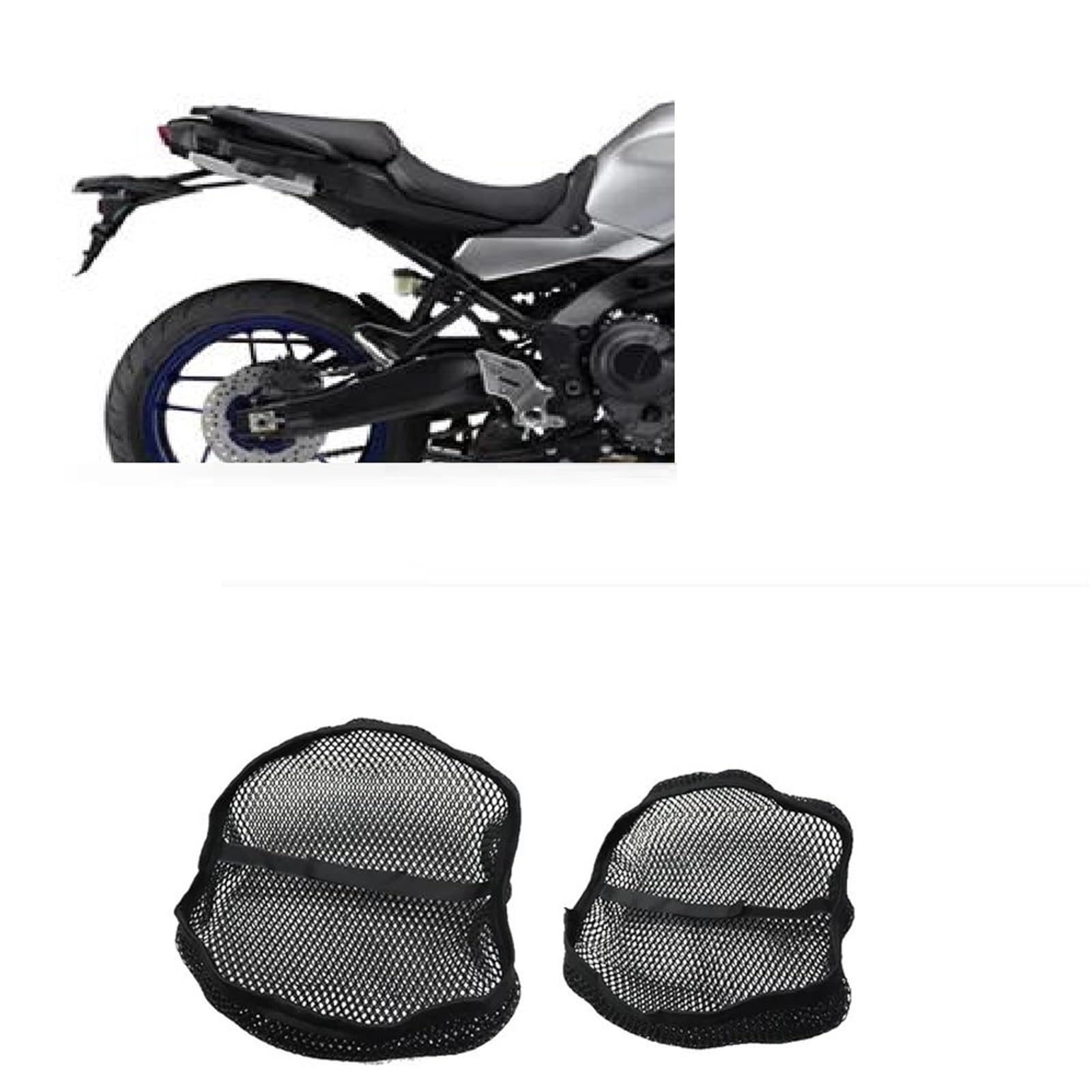 Generico Coprisedile Per Moto Per YAMAHA Per Tracer 9GT 9 GT 2021 2022 2023 | Coprisedile traspirante con cuscino per sella, protezione antiscivolo