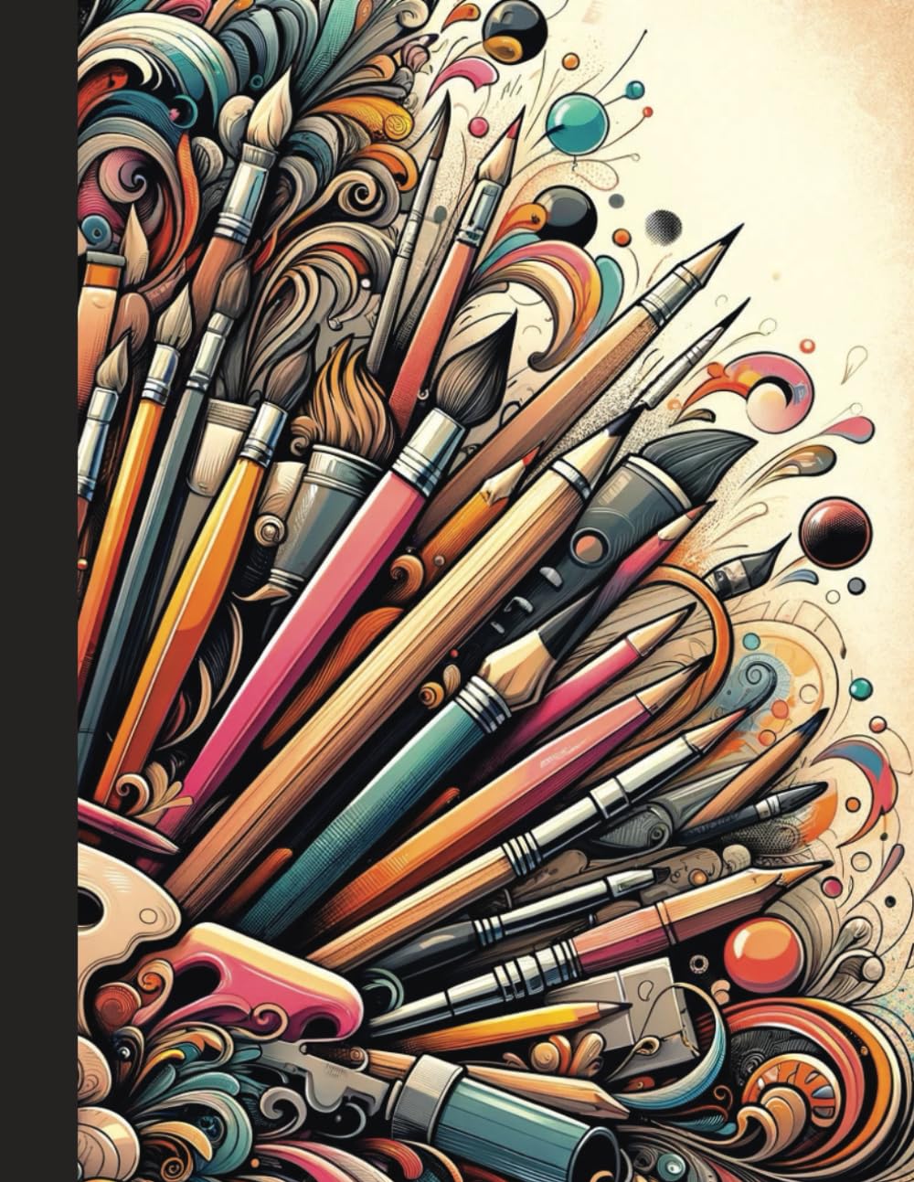 Sketchbook: Artistic Odyssey Vol.6 - Ideal for Drawing, Painting, and Doodling – 120 Pages, 8.5x11, High-Quality Paper, Inspirational Cover – Perfect