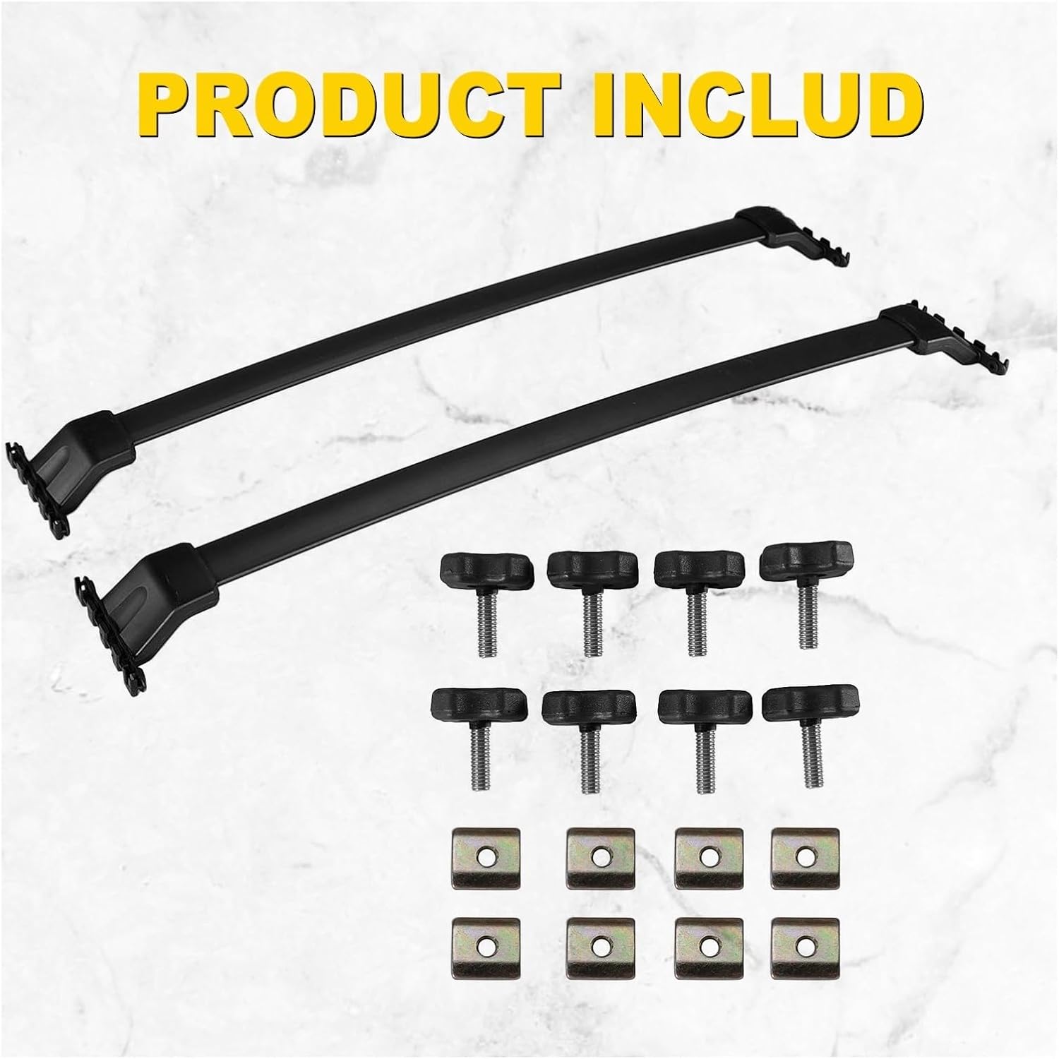 Car Roof Rack, Car Roof Rack Cross Bars Compatible for Honda Pilot 2009-2015 Aluminium Alloy SUV Luggage Carrier Kayaks Bike Canoes Rooftop Holder