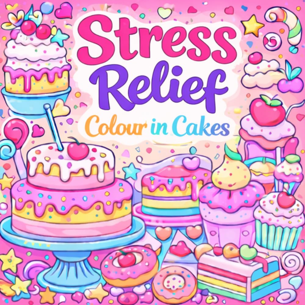 Stress Relief Colour in cakes