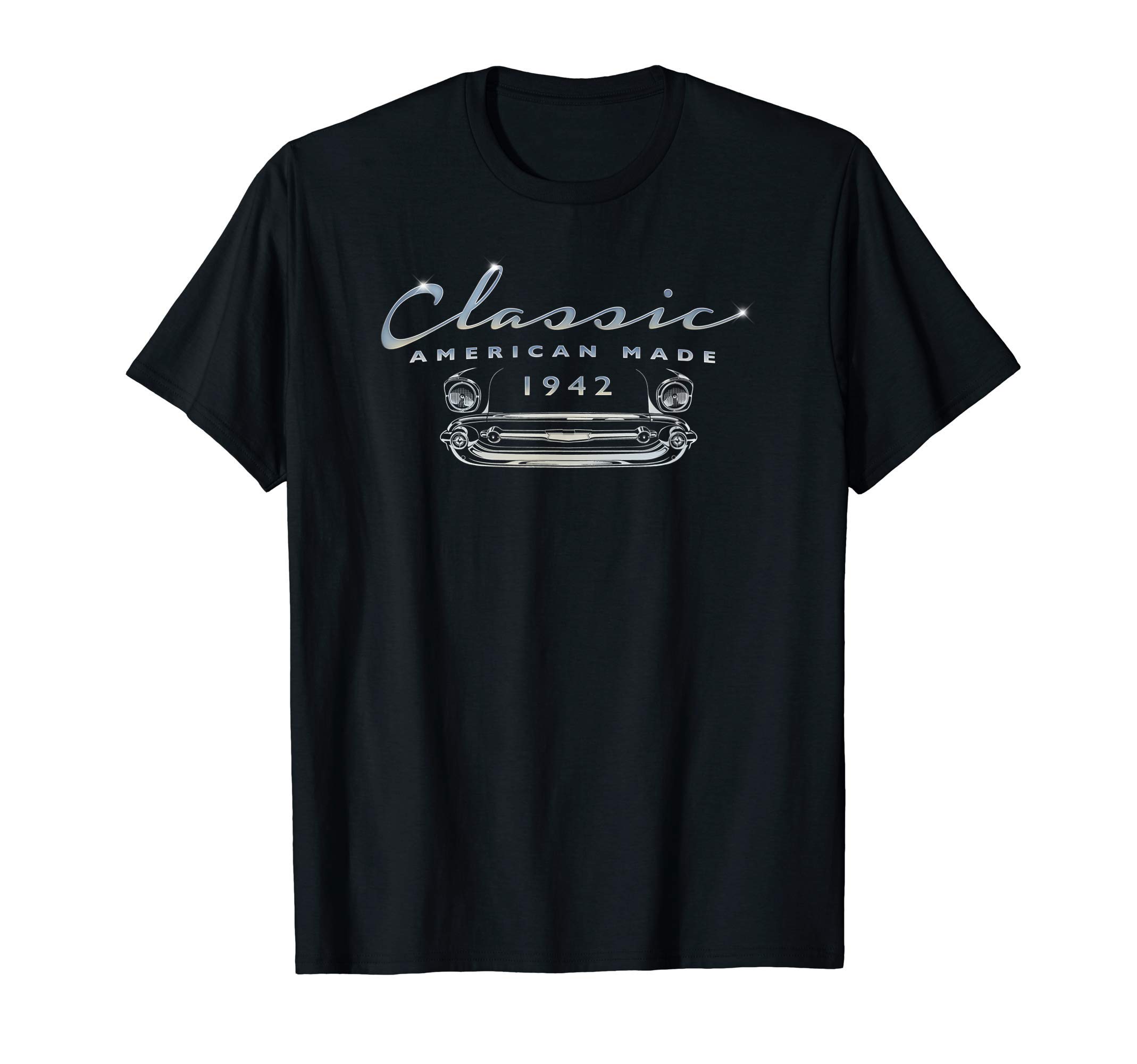 Vintage Classic Car 1942 Happy 83rd Birthday Antique Auto T-ShirtOEKO-TEX STANDARD 100