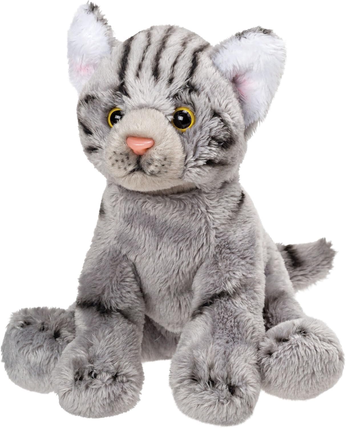 Suki Gifts International Yomiko Sitting Cat, Small, Grey Tabby