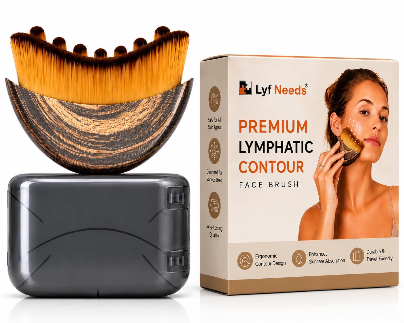 Contour Face Brush for Women, Face Sculpting & Massage Tool-image-21