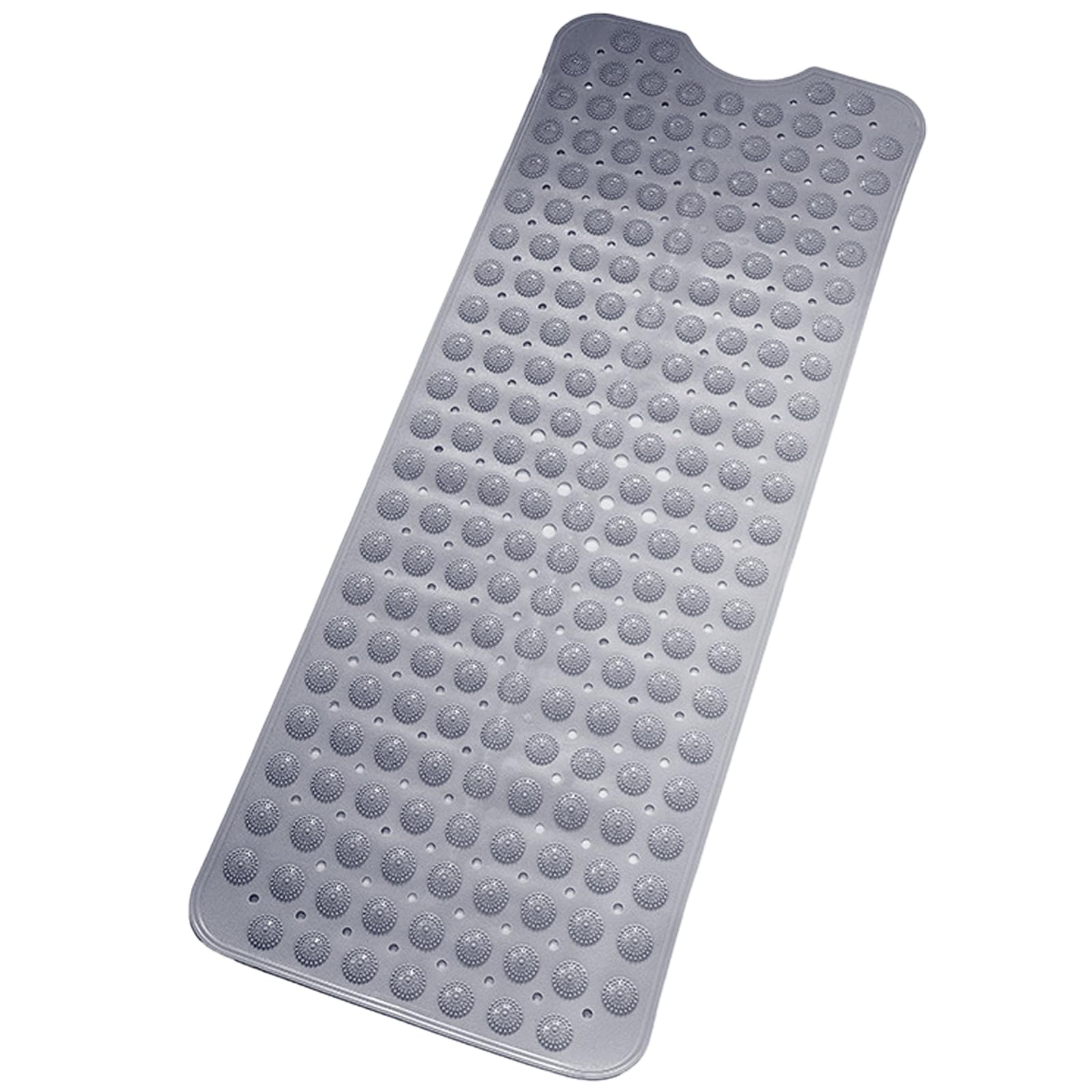 Premium Non-Slip Bath Mat - 200 Suction Cups, BPA, Latex Free, Mildew Resistant, Machine Washable - Safe, Durable & Comfortable for Bathroom Tubs (100 x 40cm Massage style-Grey)