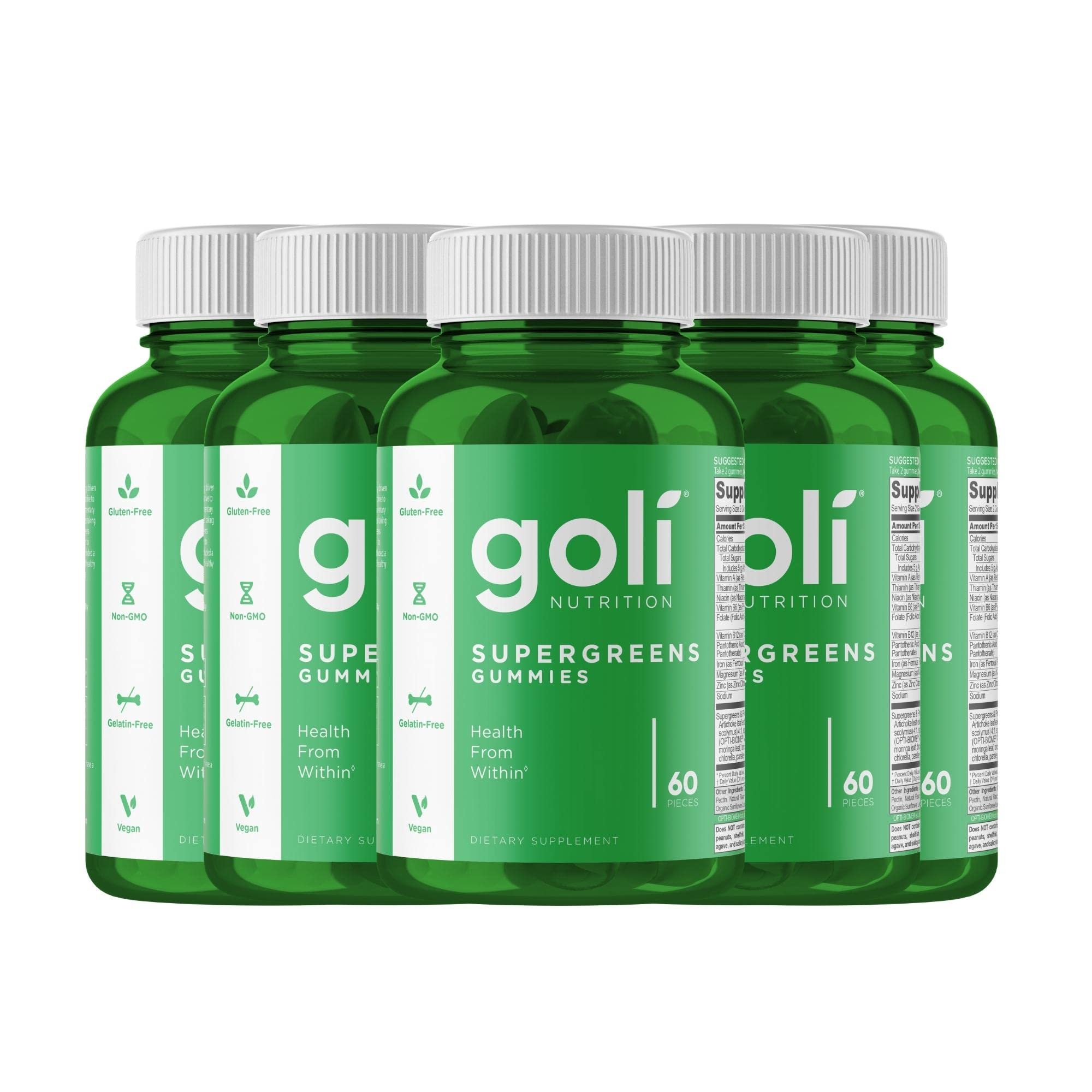 Buy GOLI SUPERGREENS Vitamin Gummy 300 Count with Essential