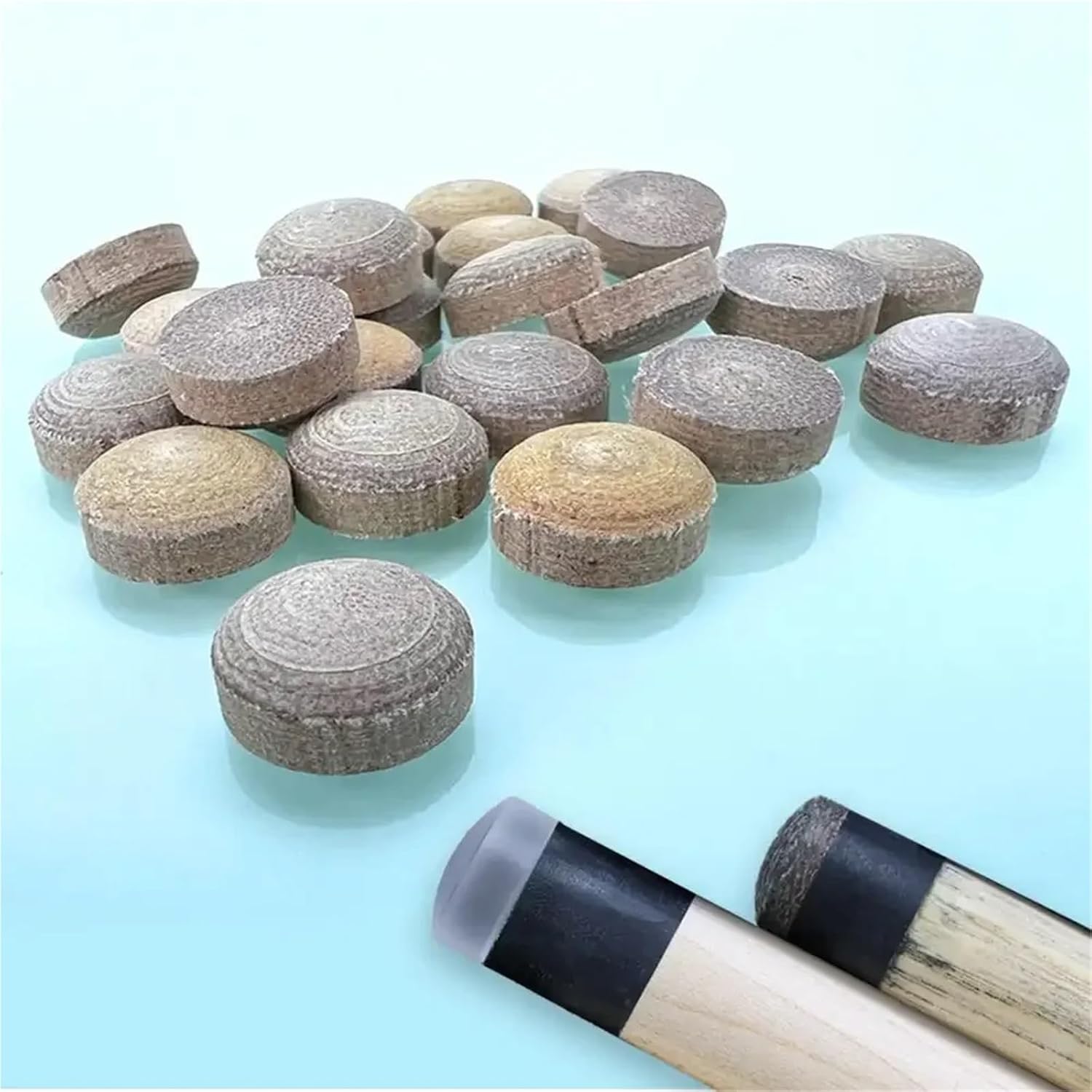 Pool cue Tips 20/50pcs 13MM Billiard Pool Cue Tip Portable Strong Hardness Parts