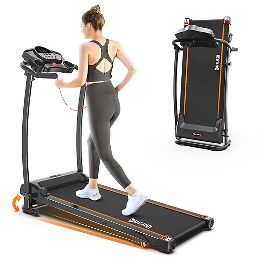 Foldable Incline Treadmill with 12 Programs