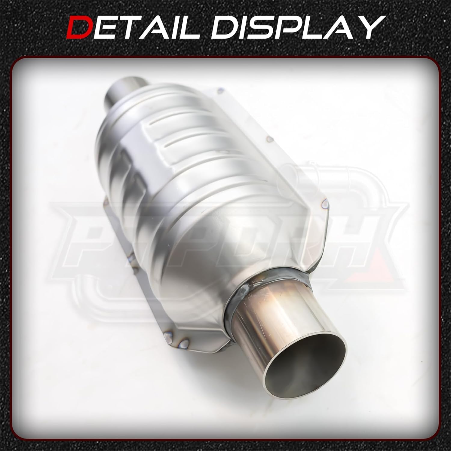 2" Universal Catalytic Converter with O2 Port & Heat Shield (EPA Compliant)