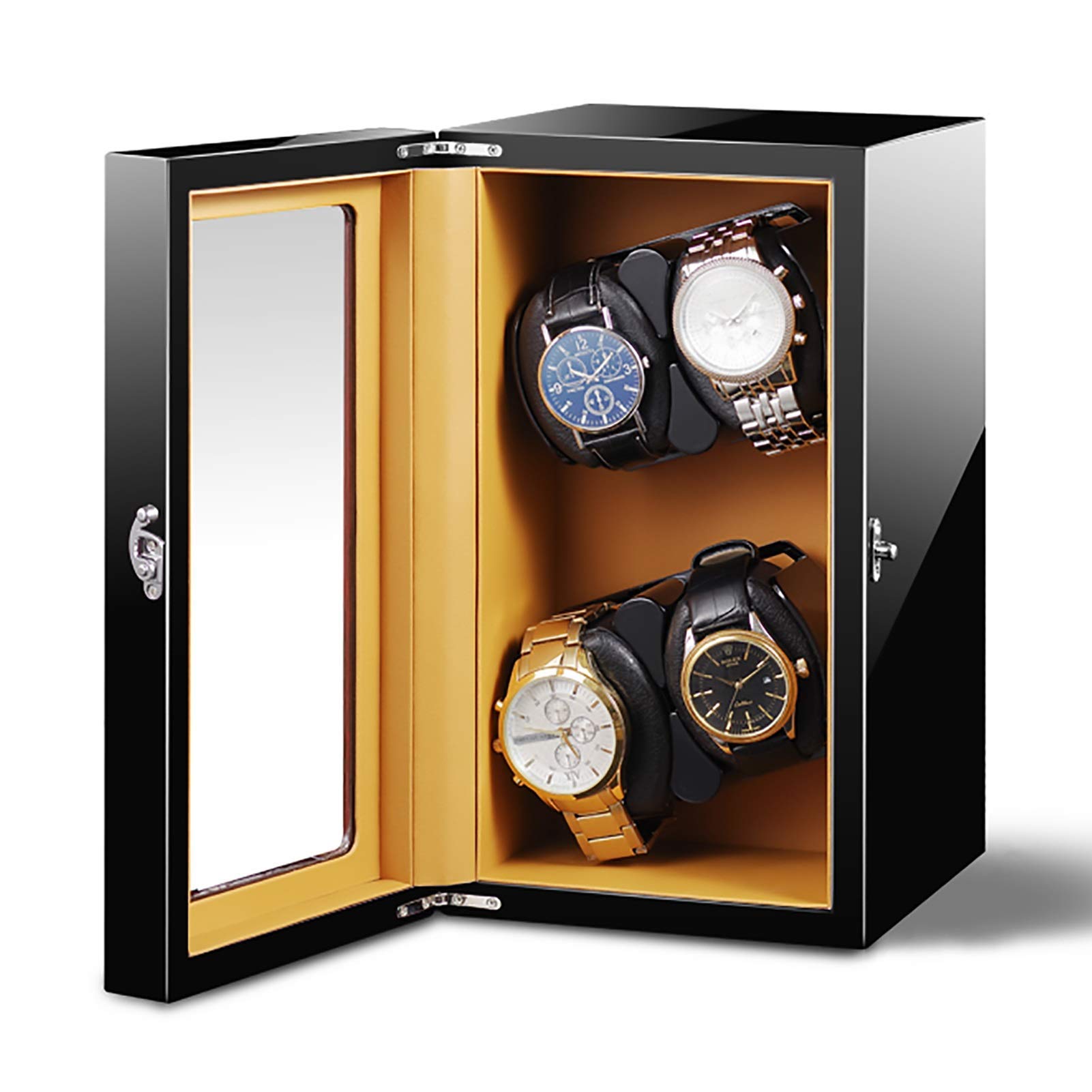 Caja de devanado vertical para el dormitorio con tecnología silenciosa para relojes 7