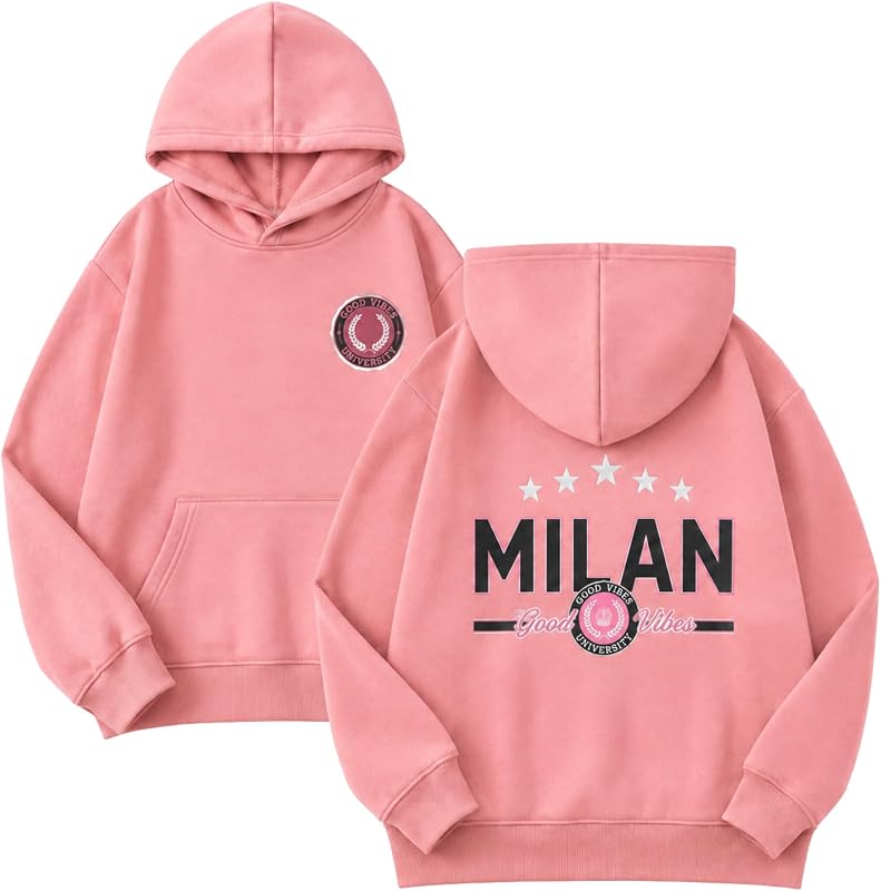 Forever 21 Girls Oversized Hoodie Pullover Graphic Sweatshirt, Size 4-16