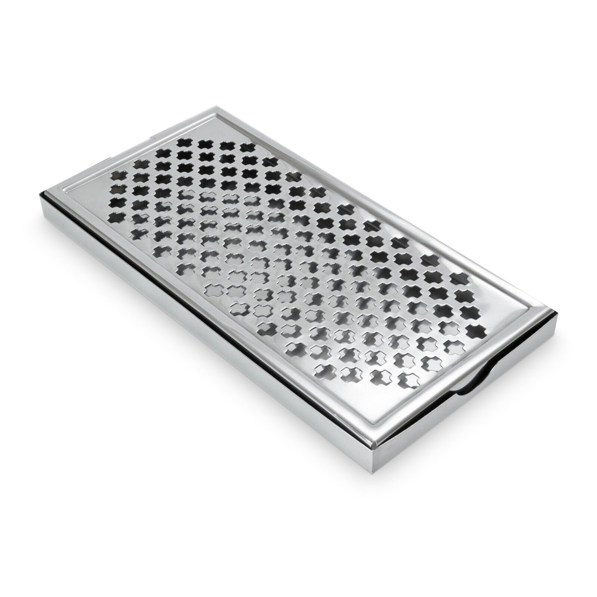 We Can Source It Ltd - Rectangular Stainless Steel Drip Tray with Removable Top 12 x 6 Inch – Professional Barware Drink Tray – Captures Spills and Overflow – Ideal for Bars, Restaurants, and Home Use
