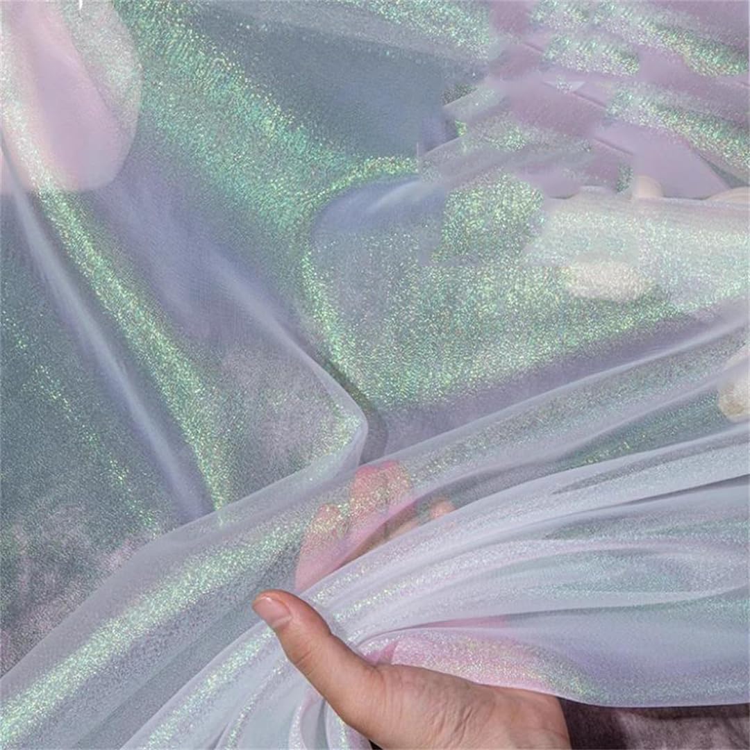 Organza Fabric， Organza Fabric for Sewing, Multicolor, 150cm x 100cm(1)