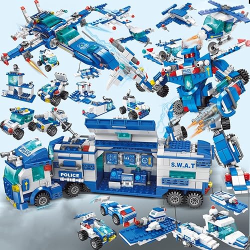 Miniatura 3 de ENHANA Kit de bloques de construcción de robot 51 en 1 para niños, juguetes de construcción, juego de 8 a 12 proyectos STEM de ingeniería, bloques