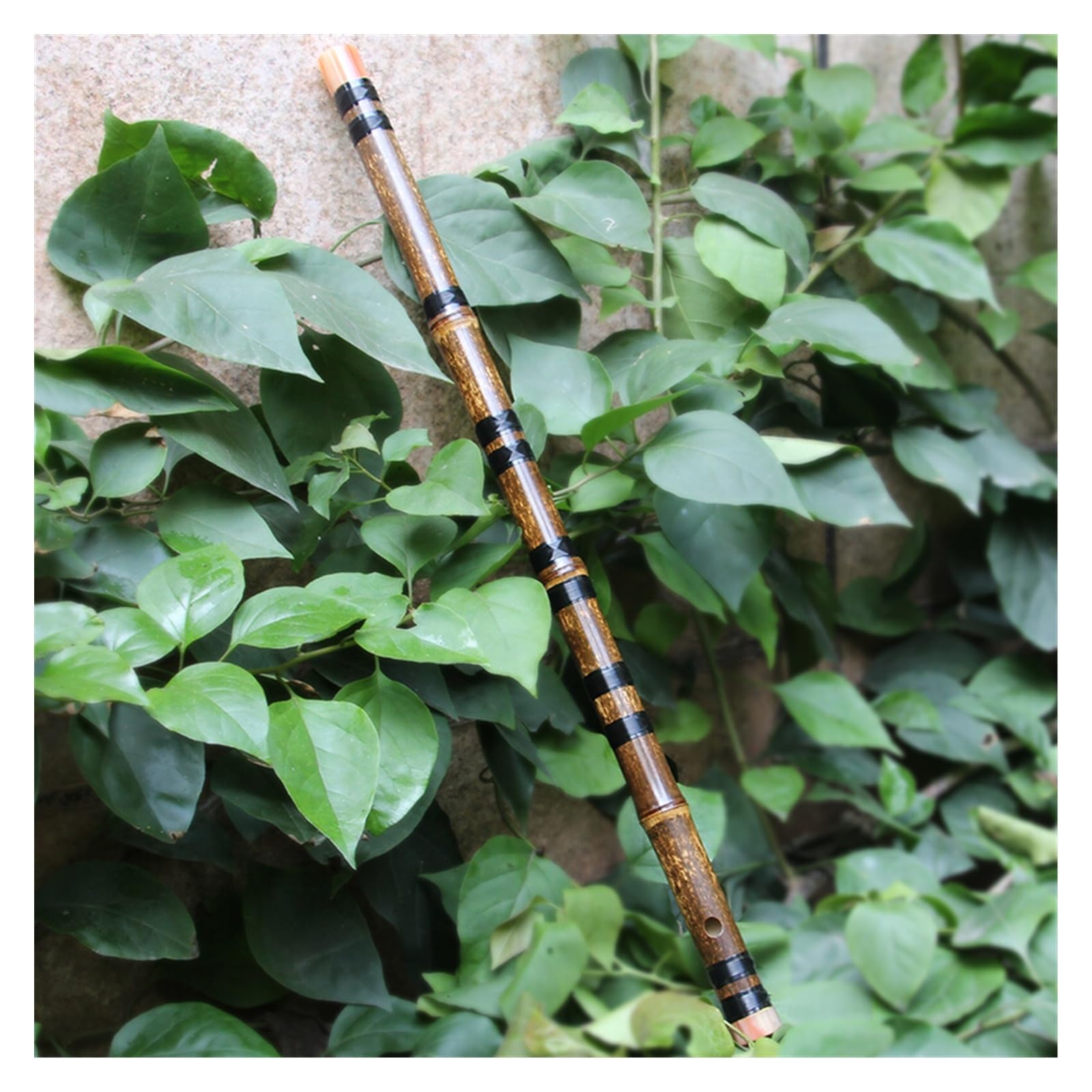 Flute de bambou débutants jouer sifflet instrument de flûte de bambou adulte Sifflet Professionnel en bambou(clé C)