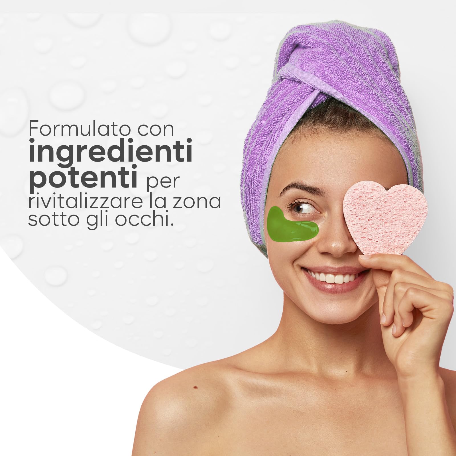 BLOOMORA Patch Occhi (30 paia, Mix Varietà), Maschera Occhi per Un'idratazione Profonda, Patch Occhiaie e Borse, Eye Mask per l'idratazione