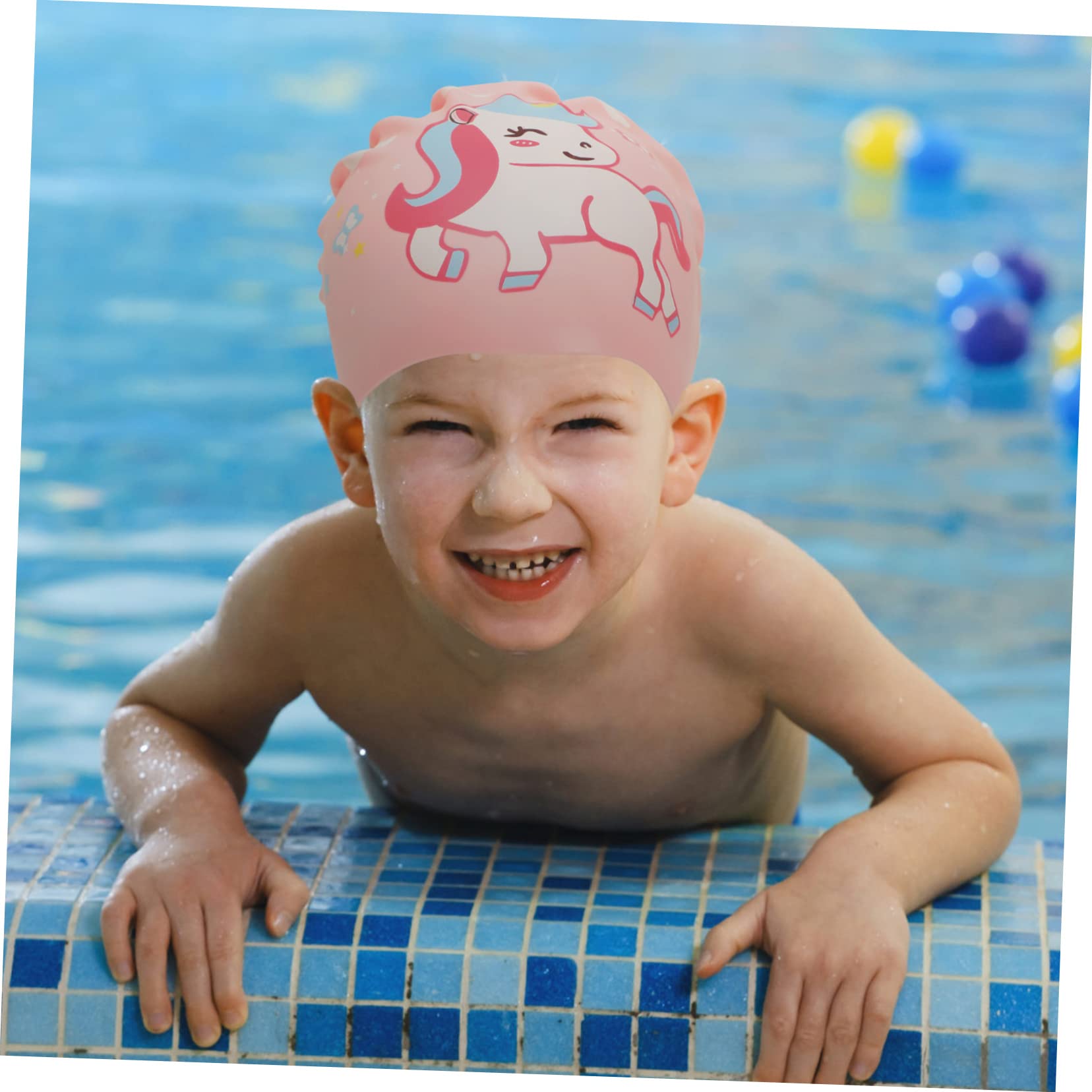 Yardwe 3 Set Di Cuffie Da Nuoto Per Bambini Alla Moda Comode E Adatte A Bambine Ragazzi E Bambini Piccoli 2 Pezzi * 3