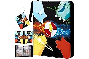 Trading Card Binder for Pokemon Cards - 9 Pocket Premium Binder