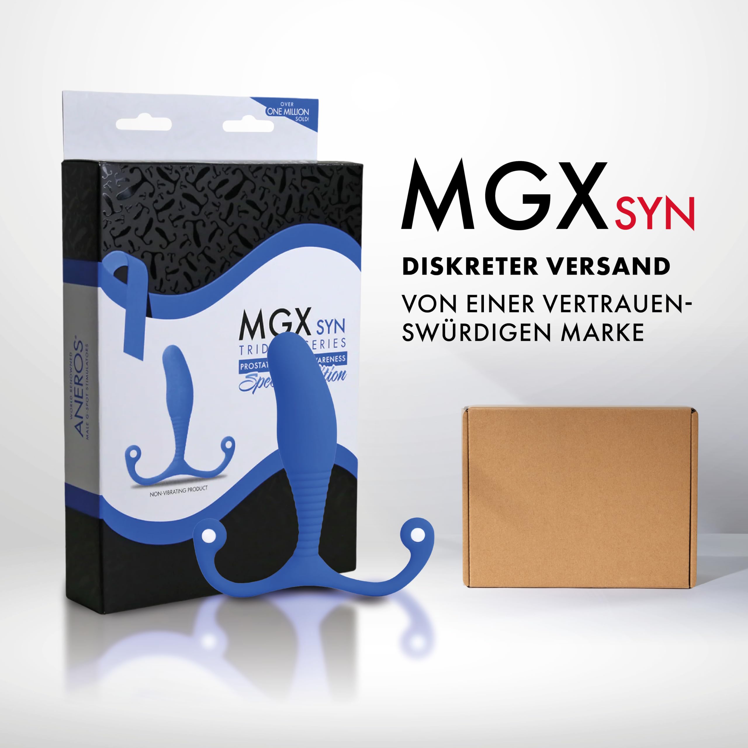 MGX SYN TRIDENT - ESTIMULADOR DE PRÓSTATA - AZUL