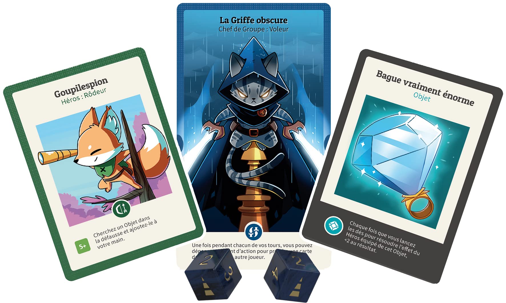 TeeTurtle - Asmodee - Here to Slay - Jeux de société - Jeux de cartes - Jeu de stratégie - Jeu dla dorosłych i dzieci od 10 lat - 2 do 6 lat - 30 do 60 min - wersja francuska
