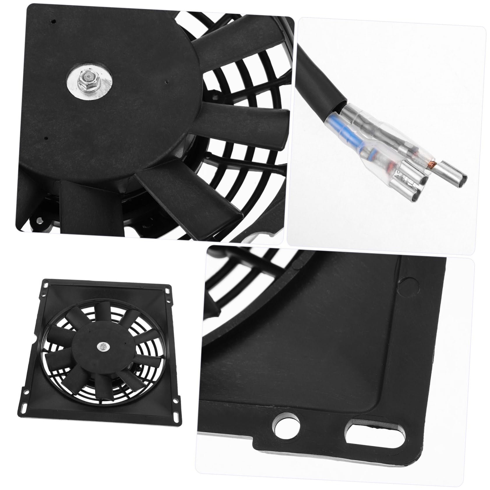 Ventilador Eléctrico de Refrigeración para Radiador Compatible con Motos Atv y Dirt Bikes Diseño Robusto para Disipación de Calor y Protección del Motor