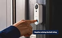 Vista 6 de SimpliSafe Timbre con cable, 1080p, compatible con el sistema de seguridad para el hogar SimpliSafe - Última