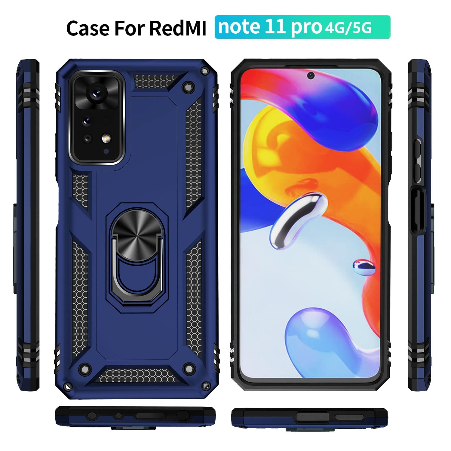 Xiaomi Redmi Note 11 Pro 5G + ケース Amazon.com: WVOZWWO for Xiaomi redmi Note 11 Pro 5G/4G Case with
