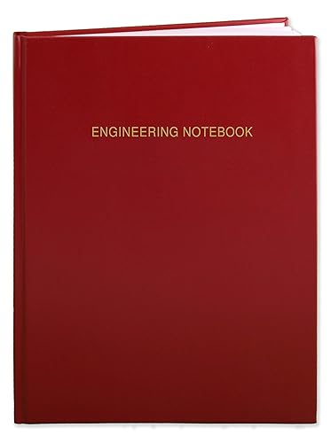 Miniatura 7 de Libreta de notas de ingeniería de 96 páginas, de 8 78 x 11 14 pulgadas, con cubierta dura de costura Smyth, de la marca BookFactory