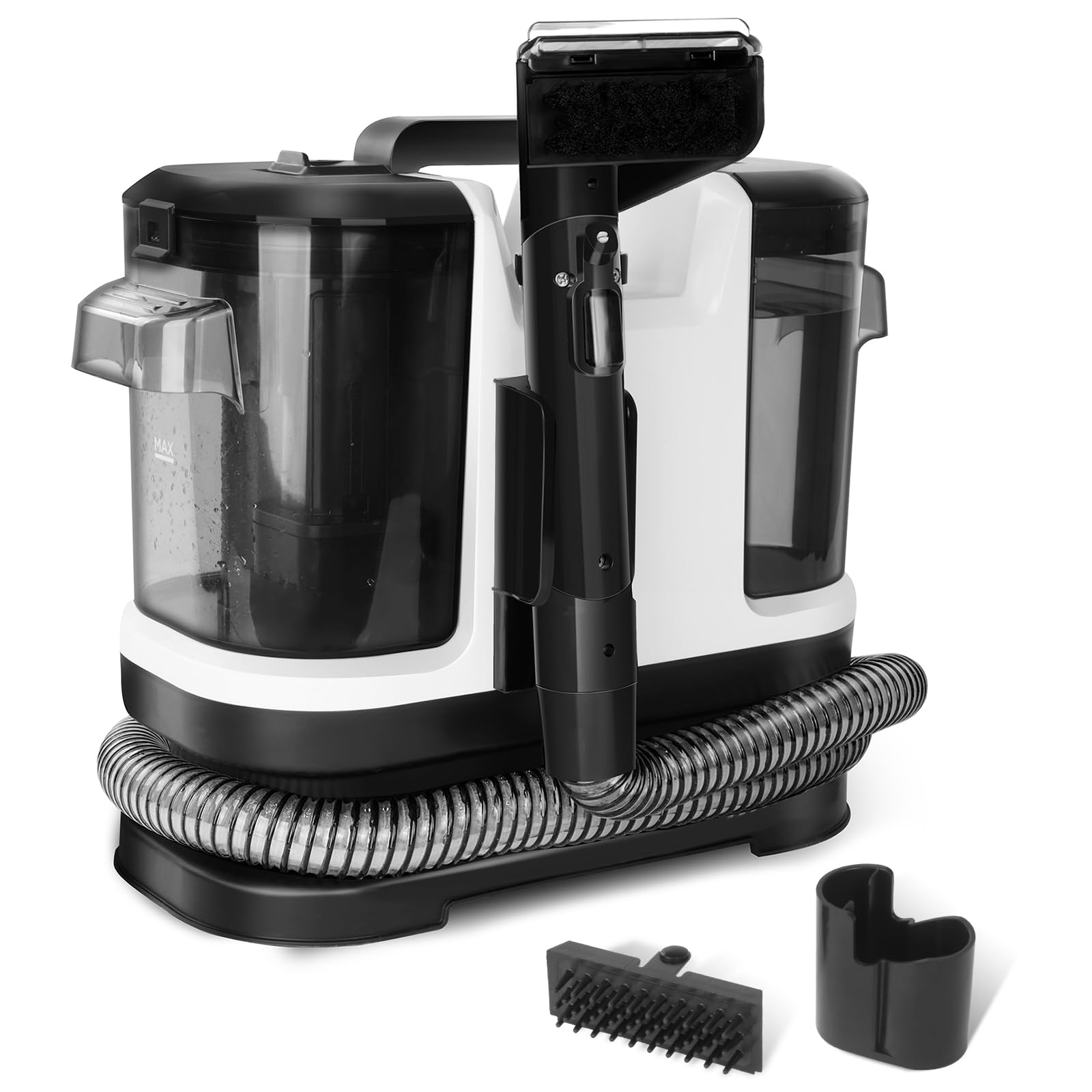 Aspiradora de Agua Tapiceria, Limpiador de Manchas 500W 12kPa, Limpiador de Sofás con Función de Autolimpieza, Lava Aspiradora para Alfombras, Moquetas, Tapicería, Coche