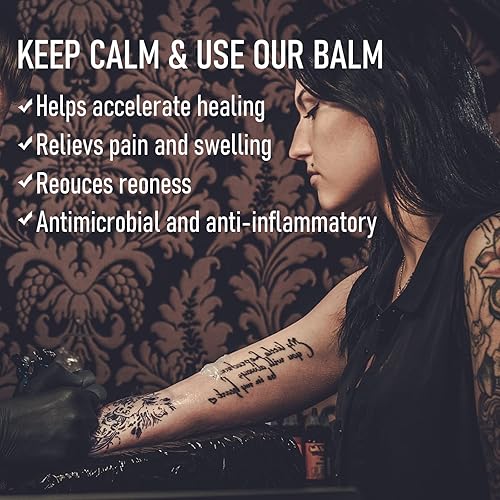 Miniatura 3 de Bálsamo para el cuidado posterior del tatuaje crema para el cuidado del tatuaje hidrata e ilumina el tatuaje viejo y nuevo promueve la curación de