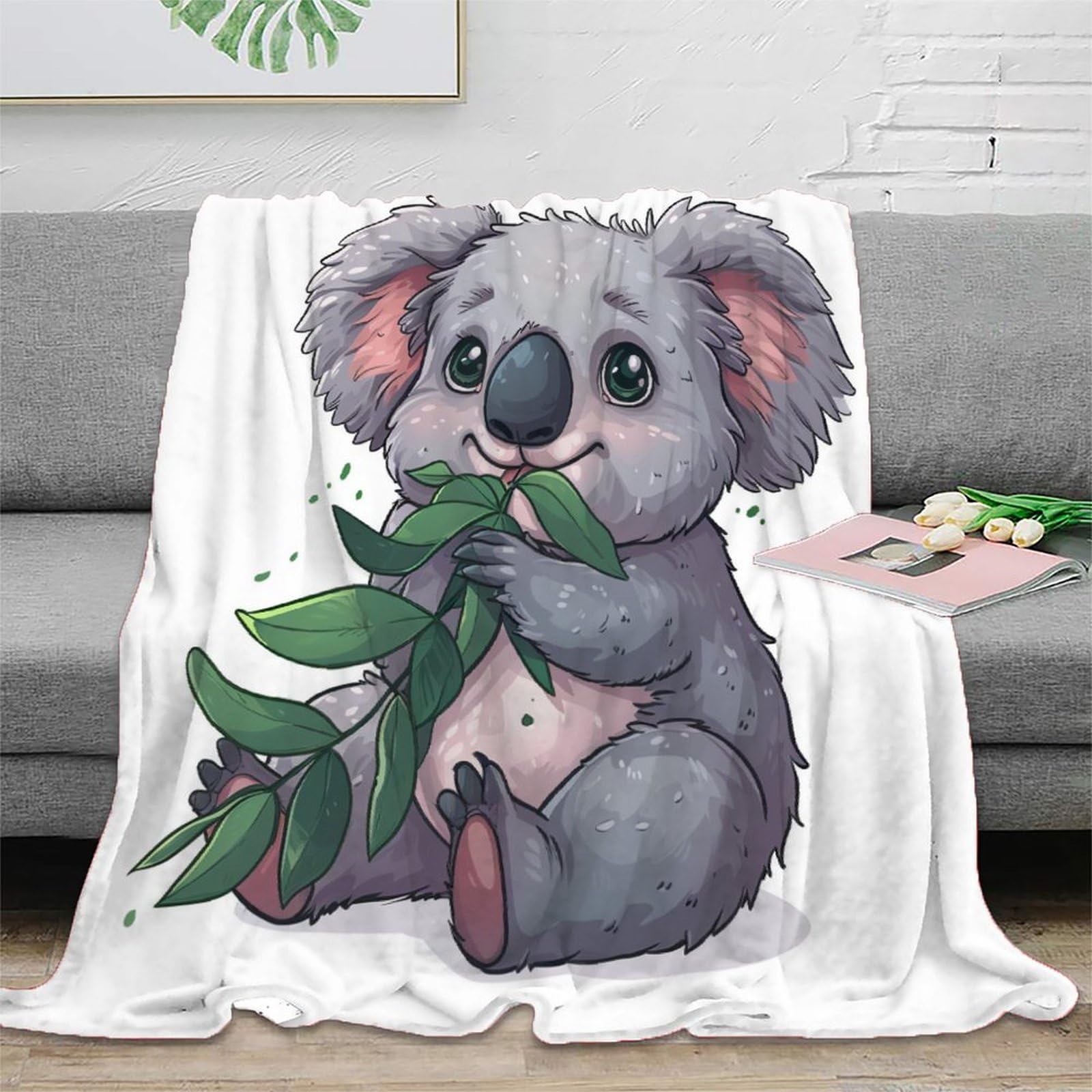 Couverture flanelle super douce contre le froid jeté de canapé pour enfants