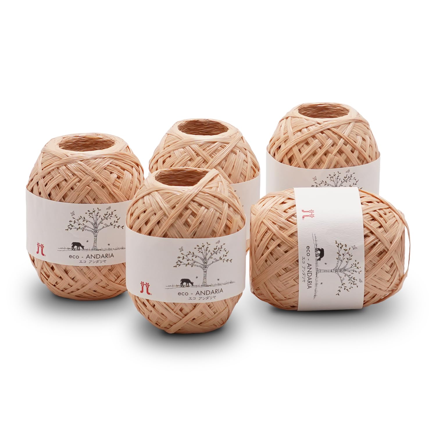 ayacoᙏ̤̫⑅*　R Amazon.com: Hamanaka Eco Andaria 5-Ball Set – 100% Rayon Tape Yarn
