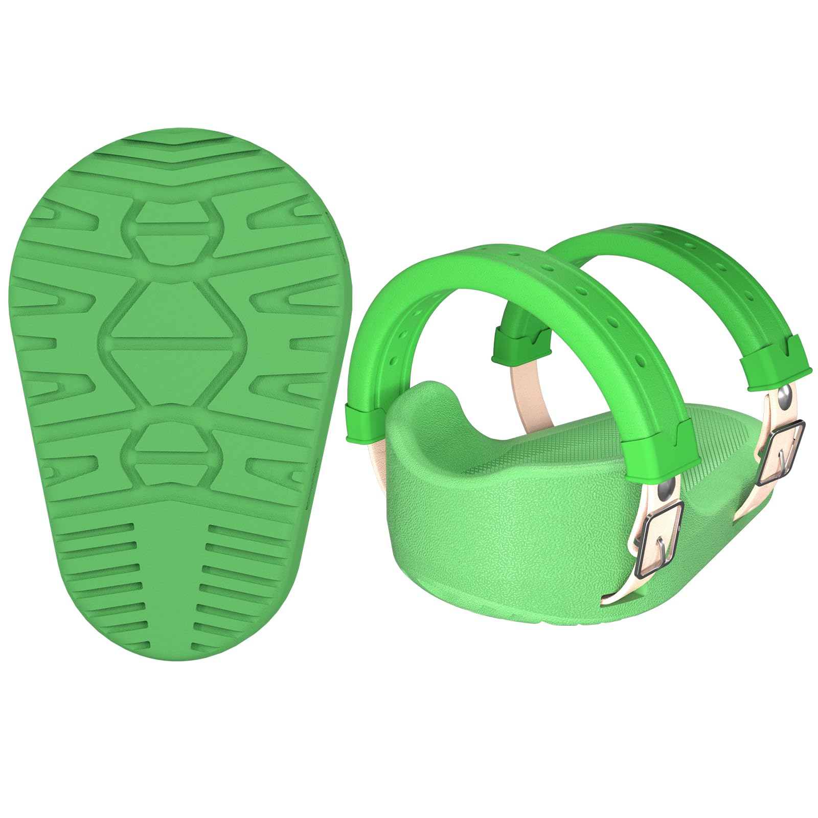 Rodilleras para el trabajo, protectores de rodillas para techos con mangas de espuma suave, parte inferior antideslizante, correa de cuero, resistente a impactos y abrasión, almohadillas de rodillas