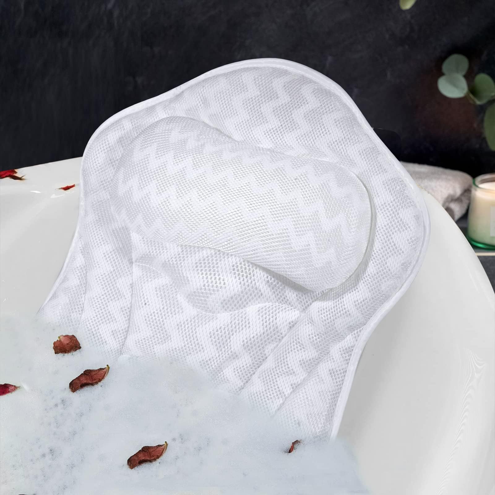 Bath Pillow Bathtub Pillow with Suction Cup Home Foam Bath