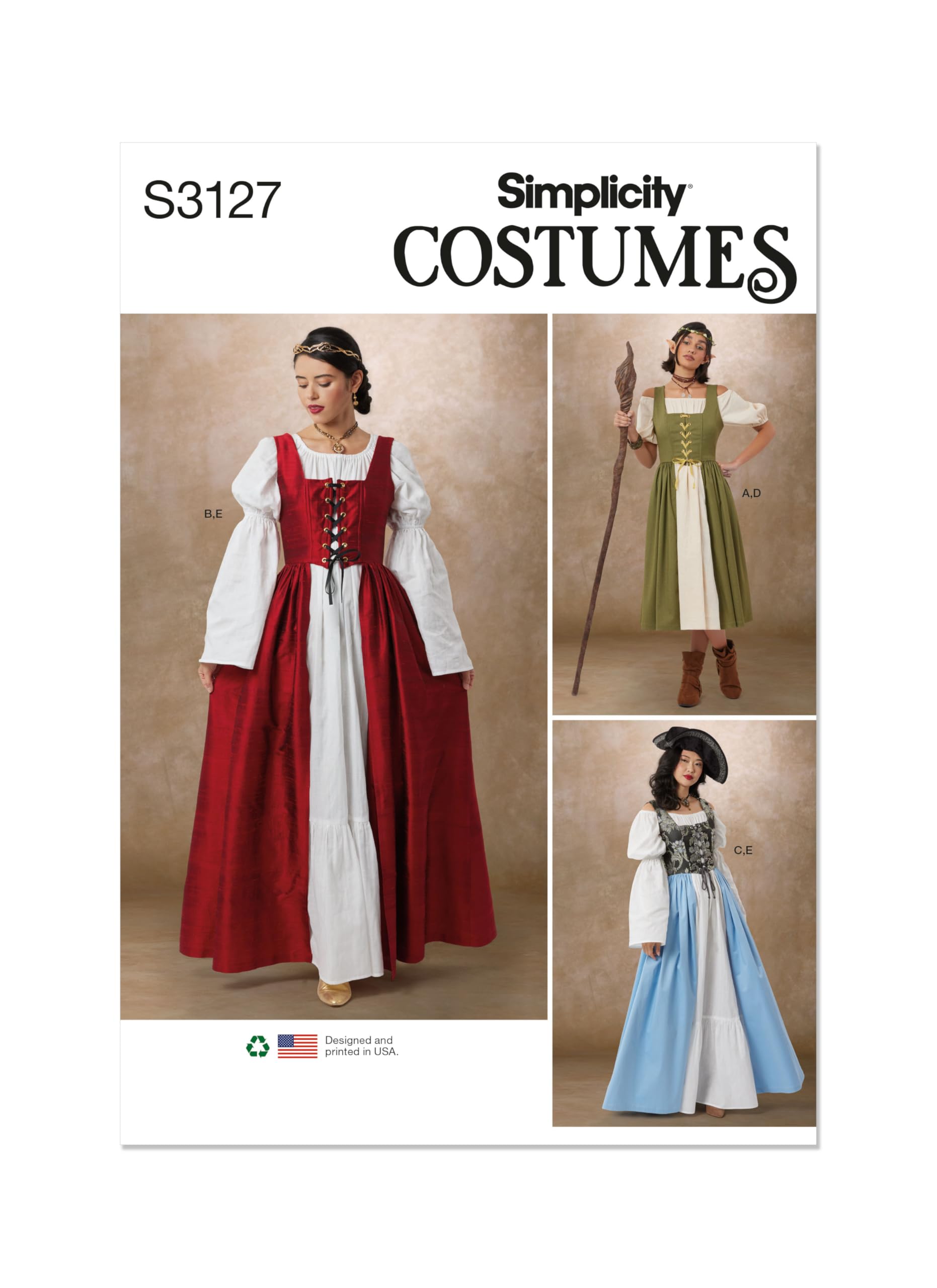 Patron de couture Simplicity SS3127K5 pour costumes femme tailleur tailles 36 à 44