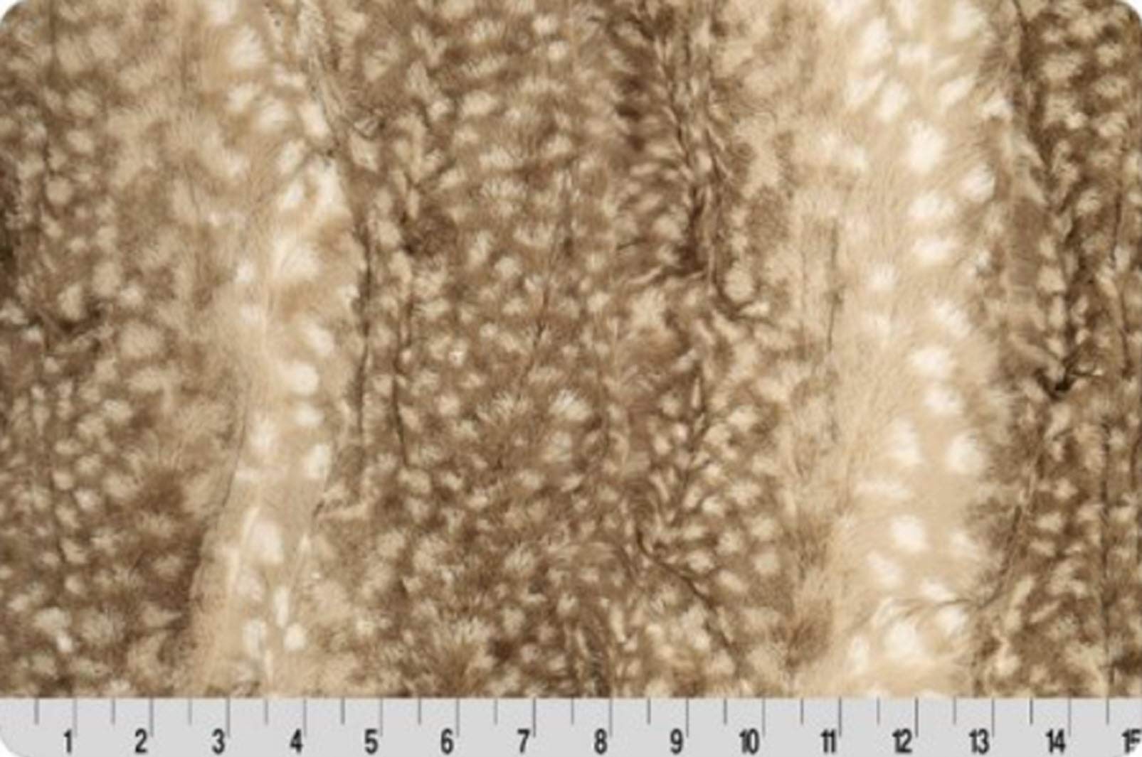 Shannon Fabrics Luxe Kuhkitz Cappuccino, ca. 2 m