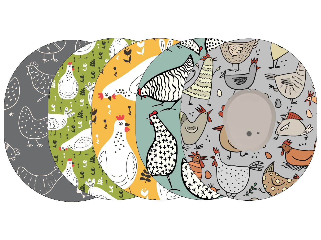 Glucomart Adhesive Patches for Dexcom G7 (5 Count) – Maximum Strength CGM Patches, Waterproof & Sweatproof, 10-Day+ Overpatch, Hypoallergenic Overlay