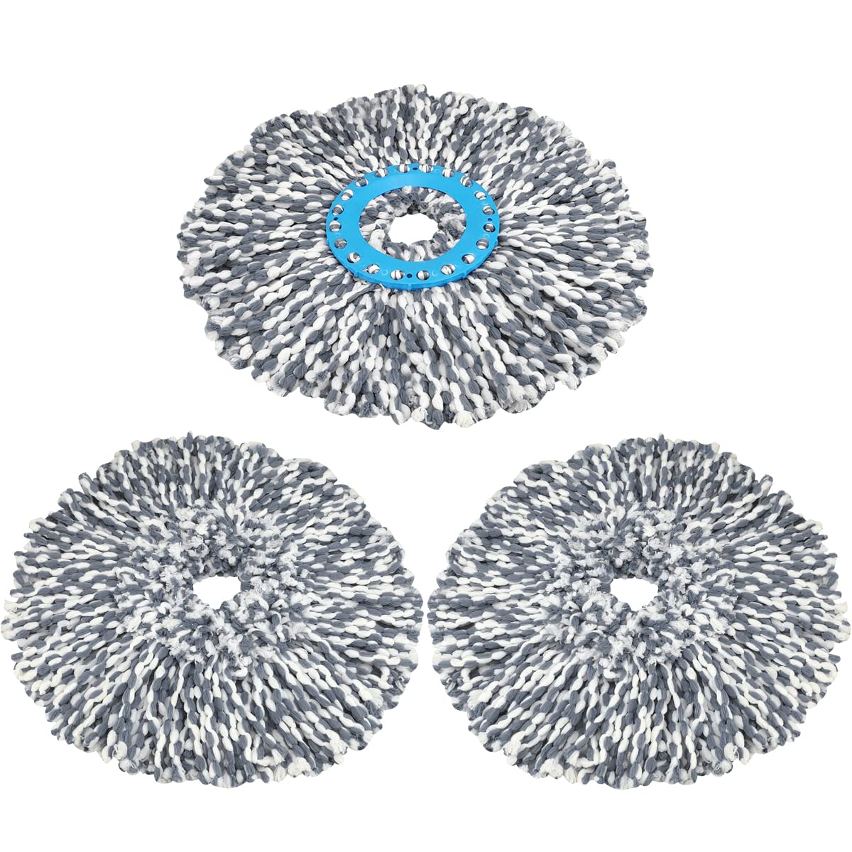 Primeway® Polyester Supremely Water Absorbent | Microfibre Mop Head | Replacement Refill | 130 grams each | 38 cm | Pack of 3 | Grey (B09LM7B79Q) Amazon Price History, Amazon Price Tracker