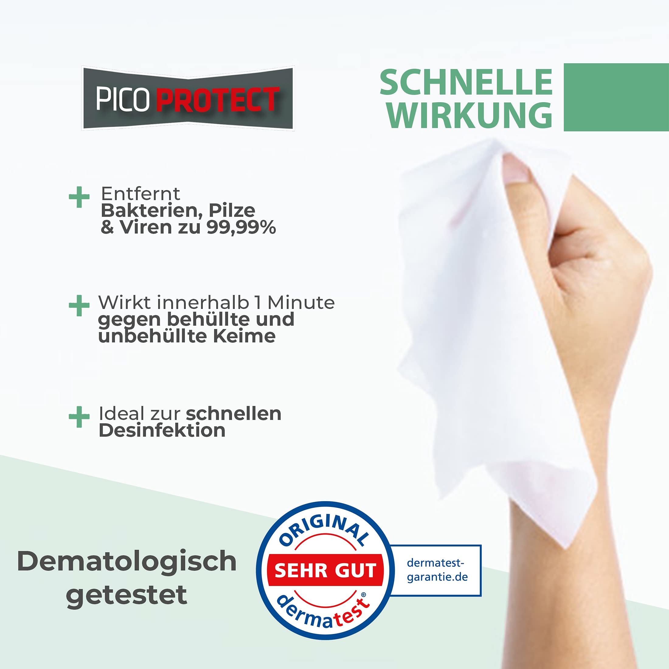 30, Desinfektionstücher, 120 Blatt im Eimer, alkoholfrei, Desinfektionstücher für Flächen und Gegenstände - Alkoholfreie Tücher zum Desinfizieren - Blattgröße 30x25cm