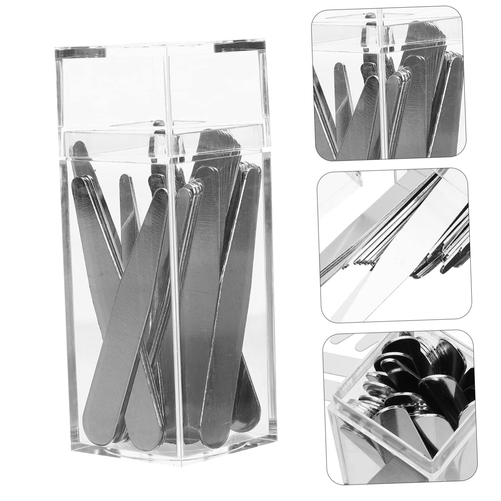 MAGICLULU 3er-sets Kragenstäbchen Für Oberhemden Kragenstäbchen Aus Metall Krageneinsätze Für Formelle Hemden 40 Stück * 3