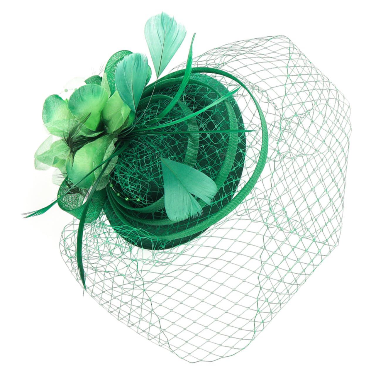 FRCOLOR 4 Tocados Con Clip Elegantes Tocados Para Eventos De Mujeres De Mascarada Y Fiestas Formales.
