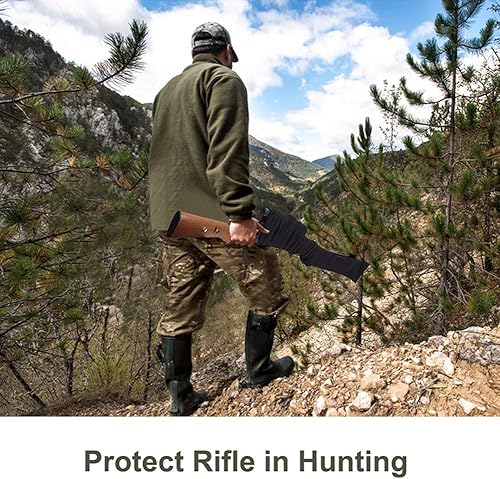 Miniatura 7 de Funda para calcetines de pistola de 54 pulgadas, 35 piezas ampliadas tratadas con rifles de punto con cierre de cordón, adecuadas para rifles con